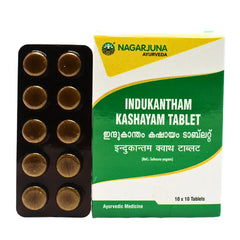 Nagarjuna Ayurvedic Indukaantham Kashaayam 100 Tablets Nagarjuna Ayurvedic Indukaantham Kashaayam 100 Tablets