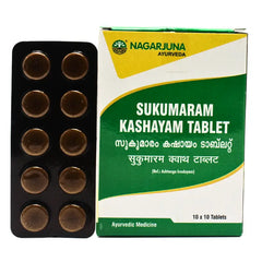 Nagarjuna Ayurvedic Sukumaaram Kashaayam 100 Tablets Nagarjuna Ayurvedic Sukumaaram Kashaayam 100 Tablets