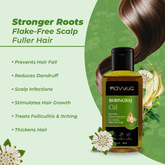 Leeford 100% Ayurvedic Navyug Bhringraj Hair Oil 120ml Leeford 100% Ayurvedic Navyug Bhringraj Hair Oil 120ml