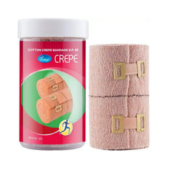 Leeford Cotton Crepe Pain Relief Bandage 10cm x 4m Leeford Cotton Crepe Pain Relief Bandage 10cm x 4m