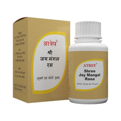 Atrey Ayurvedic Shree Jaymangal Ras Gold 10 Tablets Atrey Ayurvedic Shree Jaymangal Ras Gold 10 Tablets