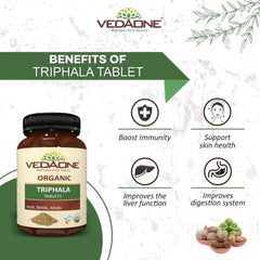 Vedaone Ayurvedic Organic Triphala 750mg 60 Tablets Vedaone Ayurvedic Organic Triphala 750mg 60 Tablets