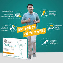 Vedistry Ayurvedic Fortyfitt For Men's Health 60 Tablets Vedistry Ayurvedic Fortyfitt For Men's Health 60 Tablets