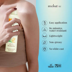 Moha Cosmetics Sunscreen Spray SPF50 UVA+ UVB PA+++ 170g Moha Cosmetics Sunscreen Spray SPF50 UVA+ UVB PA+++ 170g
