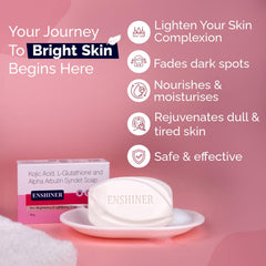 Leeford Enshiner Skin Brightening And Lightening Soap With Kojic Acid 75g Leeford Enshiner Skin Brightening And Lightening Soap With Kojic Acid 75g