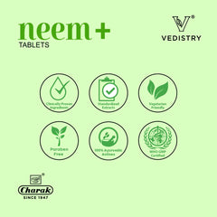 Vedistry Ayurvedic Neem + Skin Health 60 Tablets Vedistry Ayurvedic Neem + Skin Health 60 Tablets