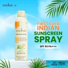Moha Cosmetics Sunscreen Spray SPF50 UVA+ UVB PA+++ 170g Moha Cosmetics Sunscreen Spray SPF50 UVA+ UVB PA+++ 170g