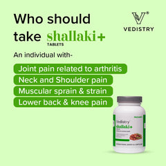 Vedistry Ayurvedic Shallaki+ Strengthens Joints & Cartilage 60 Tablets Vedistry Ayurvedic Shallaki+ Strengthens Joints & Cartilage 60 Tablets