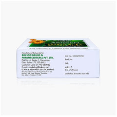 Bakson's Sunny Herbals Aloe Vera+Calendula für natürlich strahlende Hautpflege, Badeseife, 75 g Bakson's Sunny Herbals Aloe Vera+Calendula für natürlich strahlende Hautpflege, Badeseife, 75 g