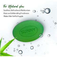 Bakson's Sunny Herbals Aloe Vera+Calendula für natürlich strahlende Hautpflege, Badeseife, 75 g Bakson's Sunny Herbals Aloe Vera+Calendula für natürlich strahlende Hautpflege, Badeseife, 75 g