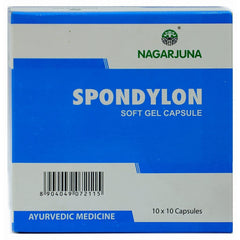 Nagarjuna Ayurvedic Spondylon Soft Gel 100 Capsules Nagarjuna Ayurvedic Spondylon Soft Gel 100 Capsules