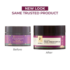 Pilgrim Cosmetics Red Vine Face Cream SPF 30 with Vitamin C & Rosehip Oil (PA+++) for Men 50g Pilgrim Cosmetics Red Vine Face Cream SPF 30 with Vitamin C & Rosehip Oil (PA+++) for Men 50g