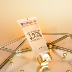 Pilgrim Cosmetics 24K Gold Gel Facewash 80ml Pilgrim Cosmetics 24K Gold Gel Facewash 80ml