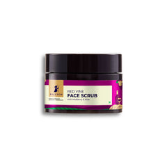 Pilgrim Cosmetics Red Vine Face Scrub with Mulberry & Aloe 50g Pilgrim Cosmetics Red Vine Face Scrub with Mulberry & Aloe 50g