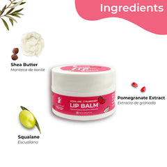 Pilgrim Cosmetics Squalane Strawberry Lip Balm 8gm Pilgrim Cosmetics Squalane Strawberry Lip Balm 8gm
