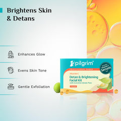 Pilgrim Cosmetics Vitamin C Detan & Brightening Facial Kit Pilgrim Cosmetics Vitamin C Detan & Brightening Facial Kit