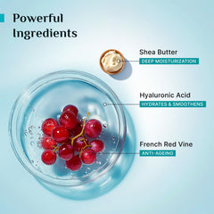 Pilgrim Cosmetics French Red Vine & Hyaluronic Acid Ultra-Smooth Body Lotion 400 ml | 13.52 fl. oz. Pilgrim Cosmetics French Red Vine & Hyaluronic Acid Ultra-Smooth Body Lotion 400 ml | 13.52 fl. oz.