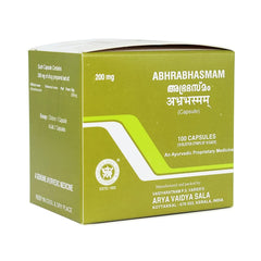 Kottakkal Ayurvedic Abhrabhasmam 200mg 100 Capsules Kottakkal Ayurvedic Abhrabhasmam 200mg 100 Capsules