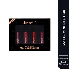 Pilgrim Cosmetics Matte Me Up! Liquid lipstick 4 in 1 pack (minis) Pilgrim Cosmetics Matte Me Up! Liquid lipstick 4 in 1 pack (minis)
