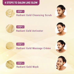 Lotus Herbals Cosmetics Radiant Gold Cellular Glow Salon Grade Facial Kit Lotus Herbals Cosmetics Radiant Gold Cellular Glow Salon Grade Facial Kit