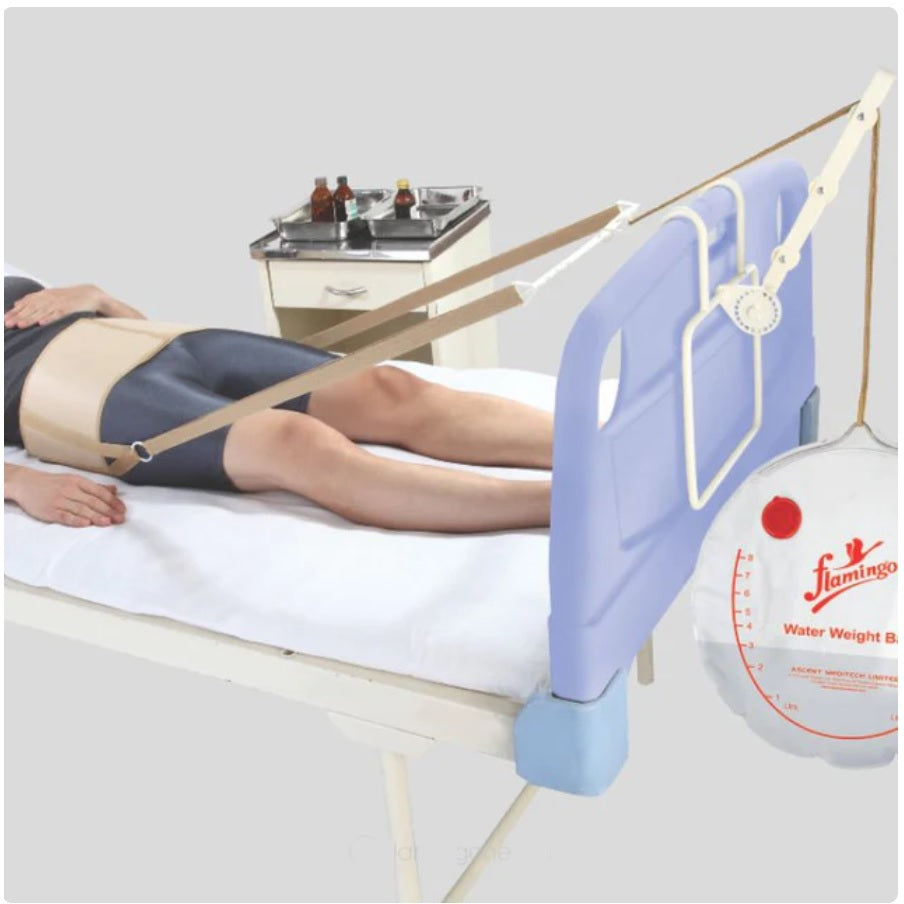 Pelvic,Skin/Foot,Leg,Adhesive Skin Traction Kit & Spreader Bar with Hook