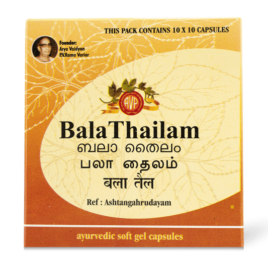 AVP Ayurvedic Bala Thailam Gel Capsules