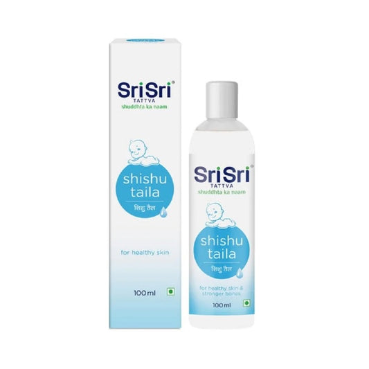 Sri Sri Tattva Ayurvedic Shishu Delicate Skin Of Babies For Healthy Skin Taila Oil 100ml