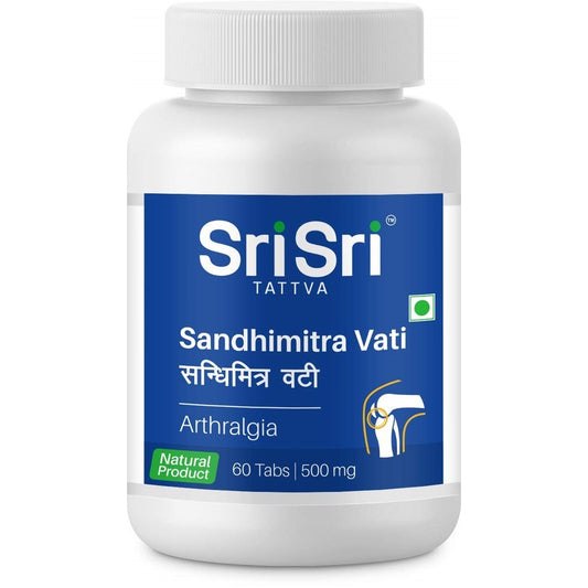 Sri Sri Tattva Ayurvedic Sandhimitra Vati 500mg 60 Tablets