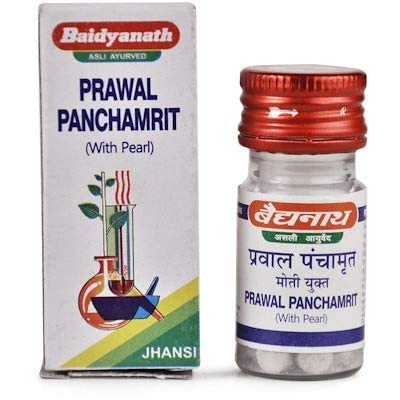 Baidyanath Ayurvedic (Jhansi) Prawal Panchamrit (with Pearl) Tablet