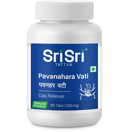 Sri Sri Tattva Ayurvedic Pavanahara Vati 500Mg Gas Reliever 60 Tablet