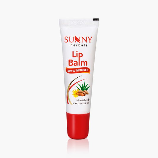 2 x Bakson's Sunny Herbals Lippenbalsam mit Mandelöl, Aloe Vera Glossy Lips Balm 10 g