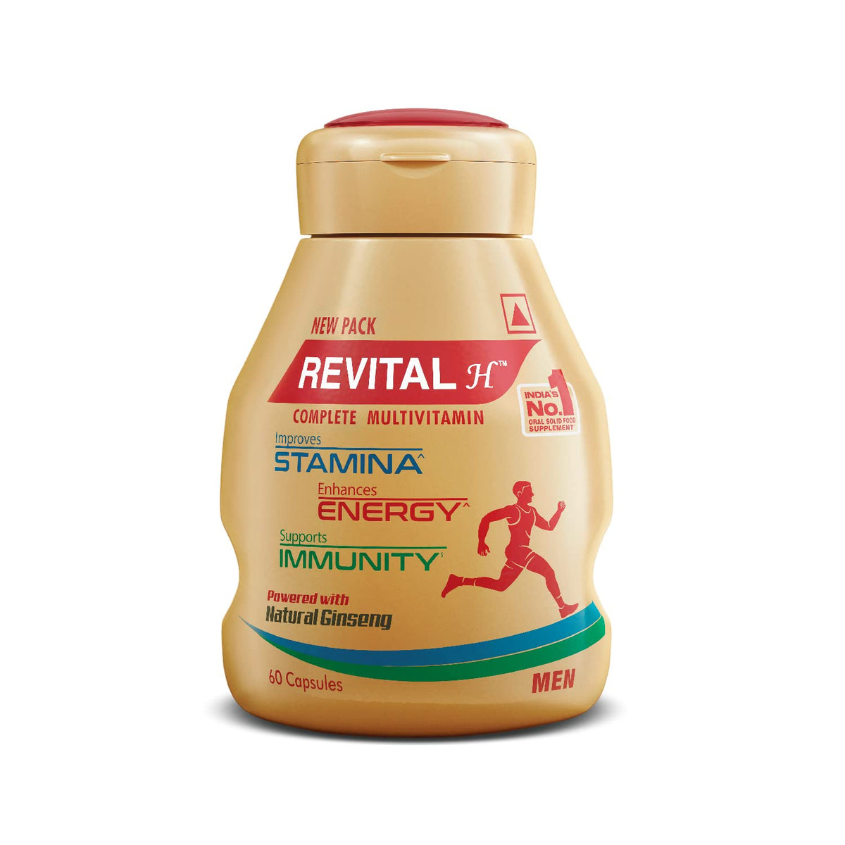 Revital H Men Multivitamin with Calcium,Zinc & Ginseng For Immunity Capsule