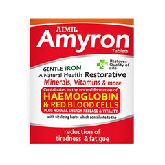 Aimil Ayurvedic Amyron Multivitamins With 34 Ingredients Reduce Tiredness Tablet & Syrup