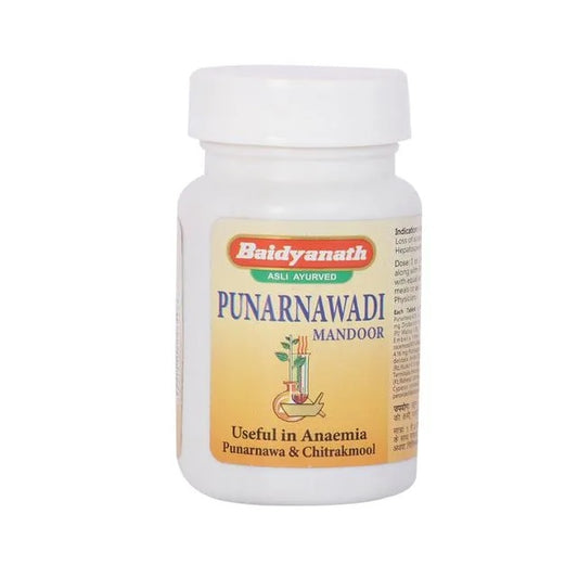 Baidyanath Ayurvedic Punarnawadi Mandoor Tablets