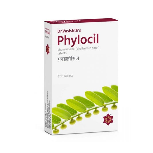 Dr.Vasishths ayurvedisches Phylocil 3 x 10 Tabletten