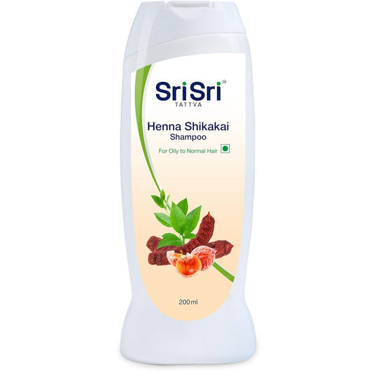 Sri Sri Tattva Ayurvedic Henna Shikakai For Oily To Normal Hair Shampoo 200ml