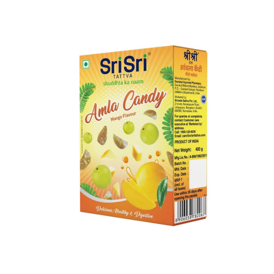 Sri Sri Tattva Amla Mango Flevor, köstliche, gesunde und verdauungsfördernde Süßigkeit, 400 g