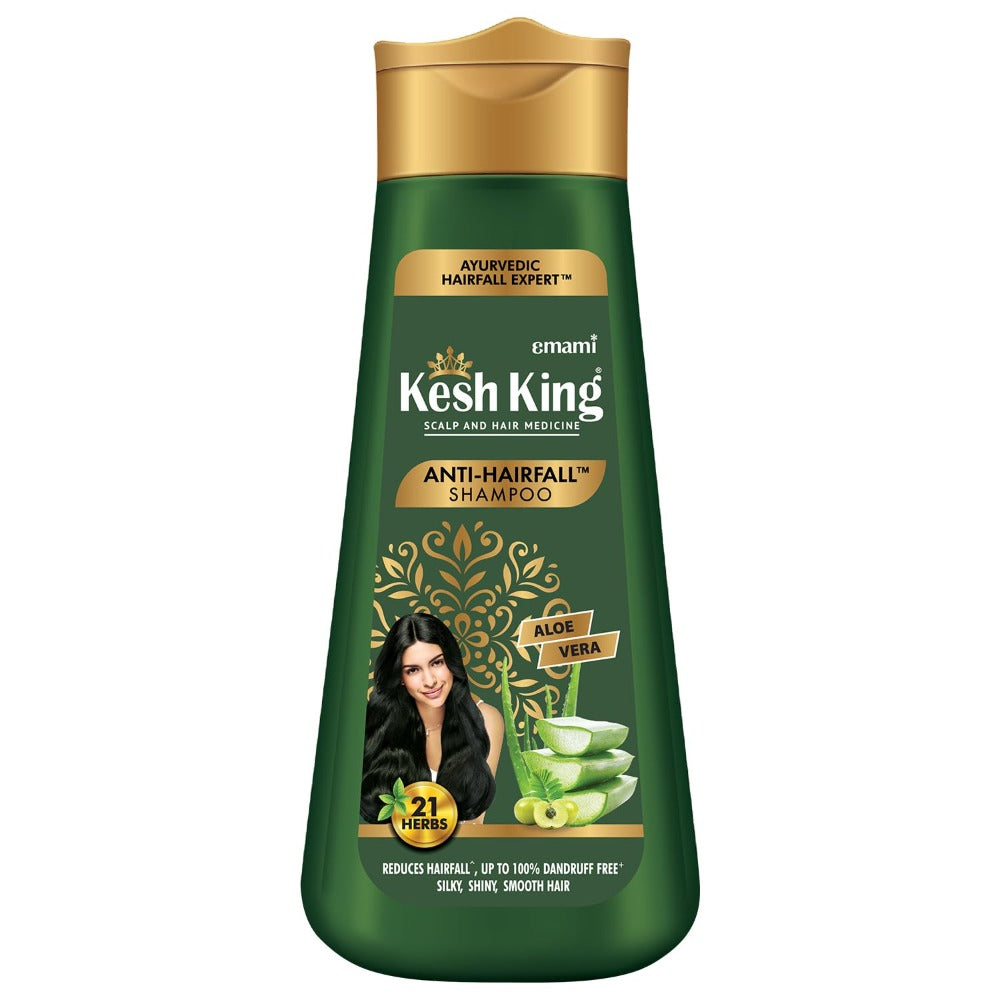 Emami Ayurvedic Kesh King Anti Hair Fall Reduces Hairfall 21 Natural Ingredients Shampoo