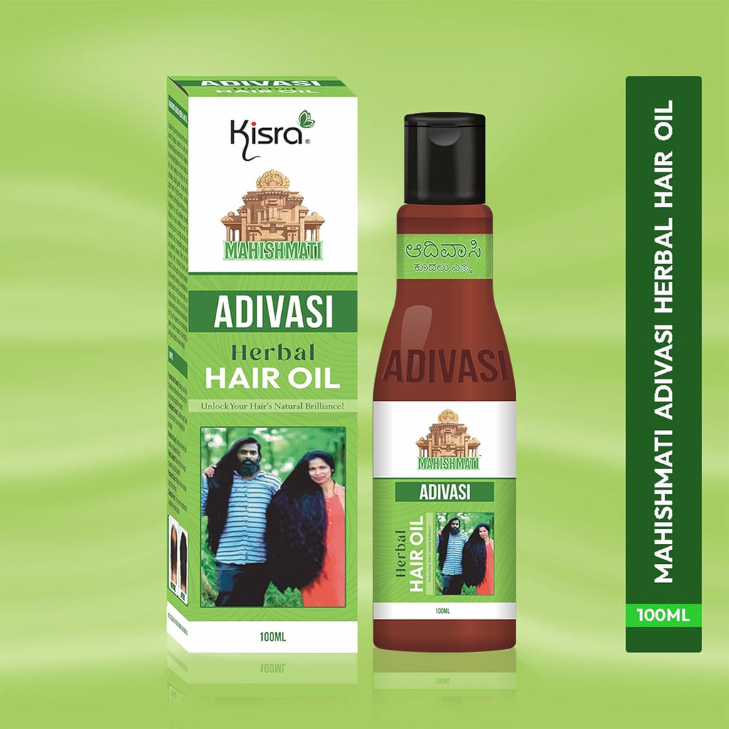 Mahishmati Ayurvedisches Adivasi Kräuter-Haarwuchsöl 100ml