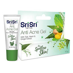 Sri Sri Tattva Ayurvedic Anti Acne With Tulsi,Neem & Ginger Extract Gel 10gm