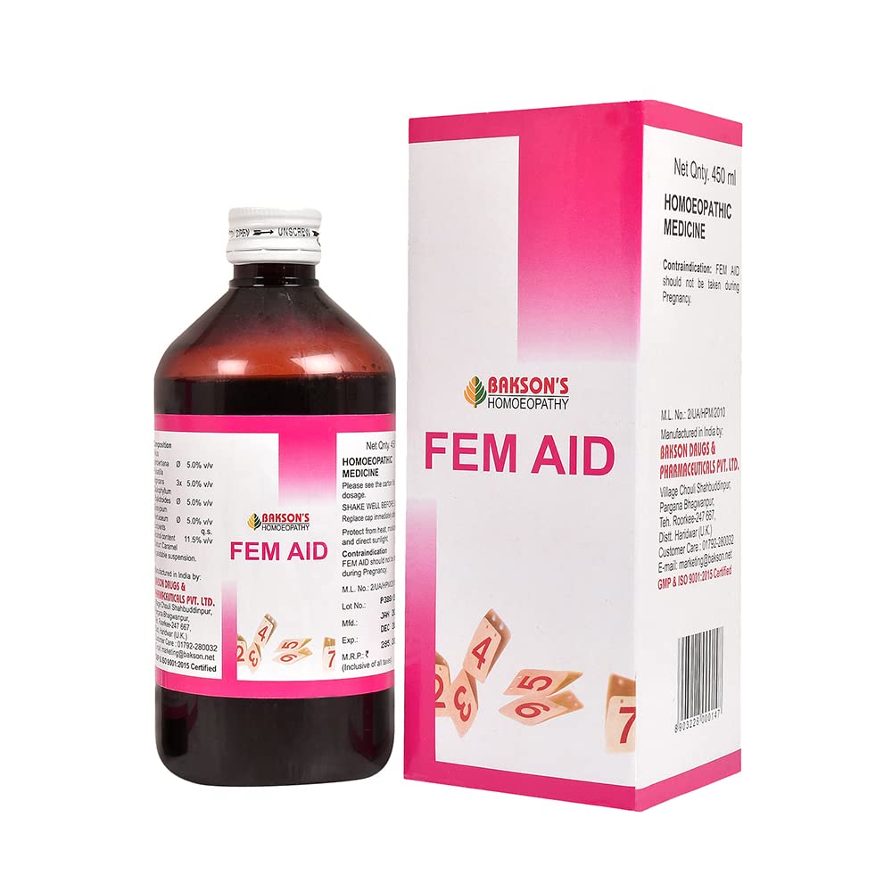 Bakson's Homöopathie Fem Aid Female Tonic Suspension Flüssigkeit