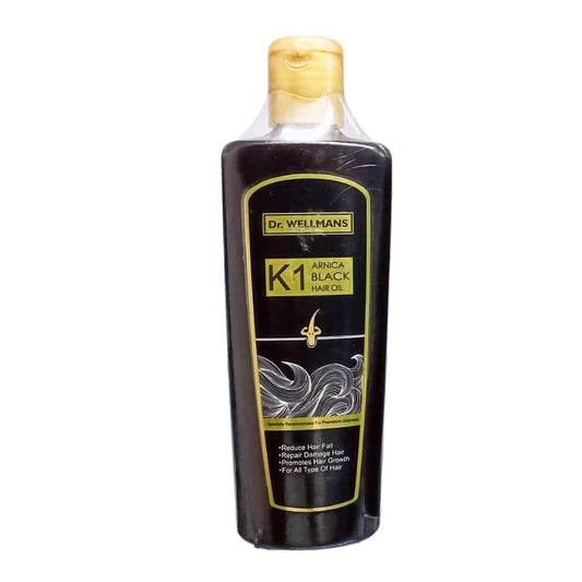 Dr Wellmans K1 Arnica Schwarzes Haaröl 100ml