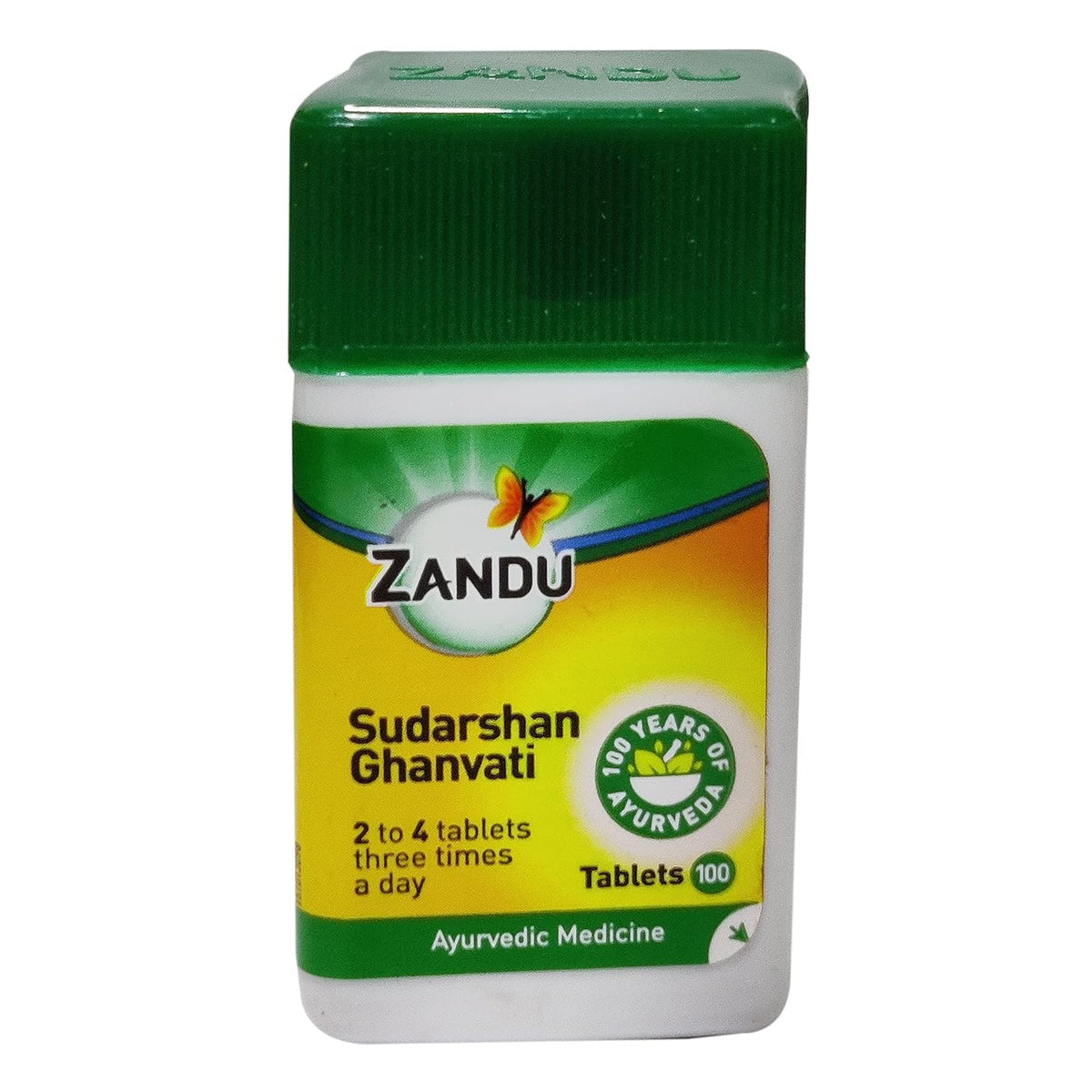 Zandu Ayurvedic Sudarshan Ghan Vati Manages Loss of Appetite & Liver Health Tablets