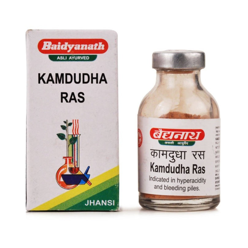Baidyanath Ayurvedic Kamdudha Ras (Ordinary) Bhasma Powder