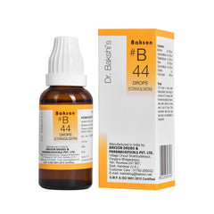 Bakson's B44 (B-44) Convulsion For Epilepsy,Cramps & Convulsions Drops 30ml