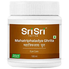 Sri Sri Tattva Ayurvedic Maha Triphaladya (MahaTriphaladya) Ghrita Eye Care Paste 100ml