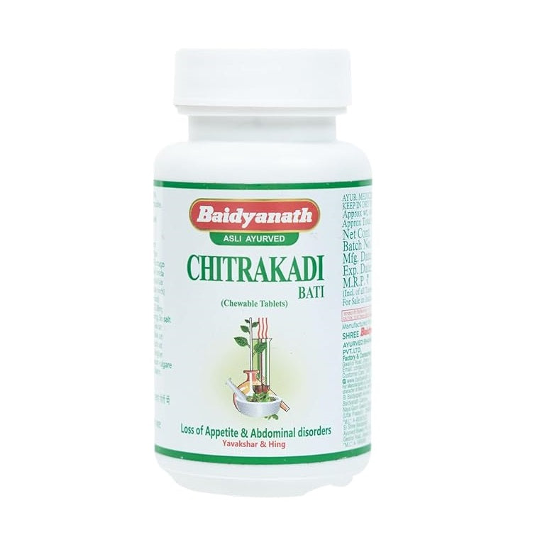 Baidyanath Ayurvedische Jhansi Chitrakadi Bati Tabletten