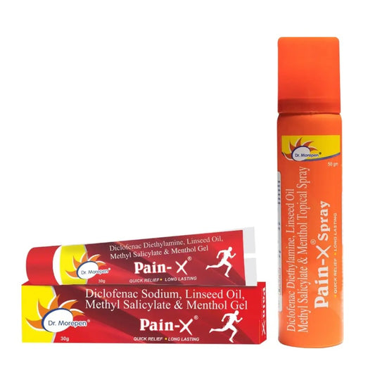 Dr Morepen Pain X Combi Suspension Gel 30 Gm & Spray 50 Gm