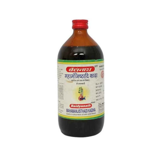 Baidyanath Ayurvedische Mahamanjishthadi Kadha Flüssigkeit 450ml