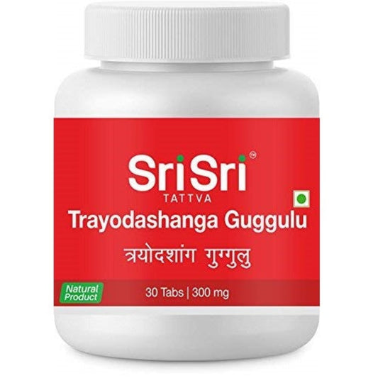 Sri Sri Tattva Ayurvedic Trayodashanga Guggulu 300mg 30 Tablet